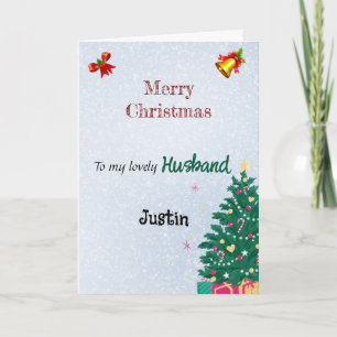 Husband Christmas Card