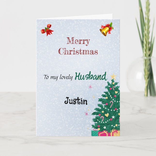 Husband Christmas Card (Front)