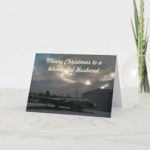 Husband Christmas greeting card