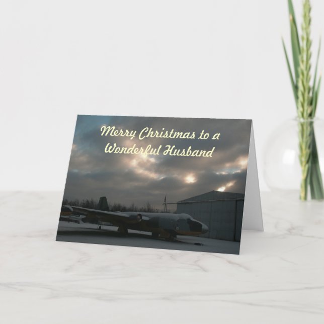 Husband Christmas greeting card (Front)