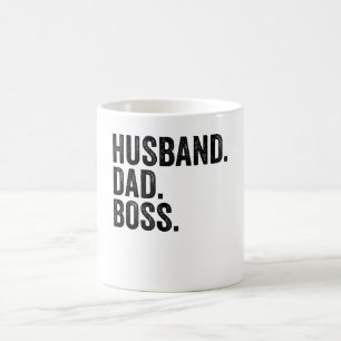 Husband. Dad. Boss. Coffee Mug