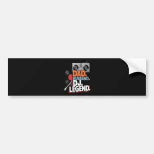 Husband Dad DJ Legend Bumper Sticker