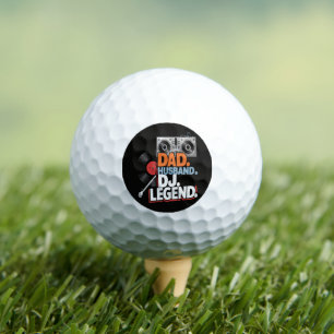 Husband Dad DJ Legend Golf Balls