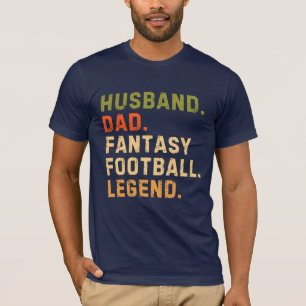 Husband dad fantasy football T-Shirt