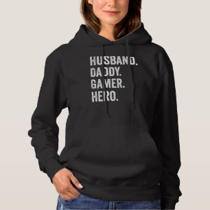 Husband Dad Father Gamer Gaming Hoodie