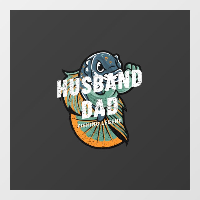 Husband Dad Fishing Legend (Sheet)