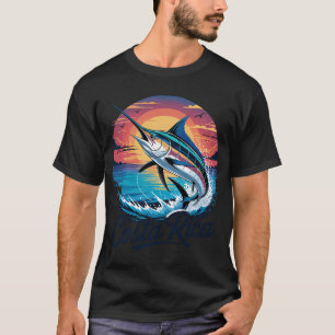 HUSBAND DAD FISHING LEGEND VINTAGE SUNSET T-Shirt