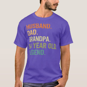 Husband dad grandpa 54 year old 54th birthday fath T-Shirt