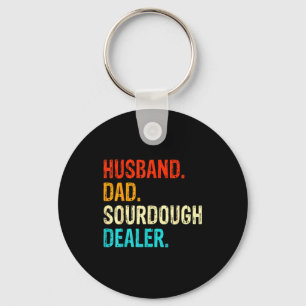 Husband Dad Sourdough Dealer Artwork Key Ring