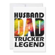 husband dad trucker legend for dad