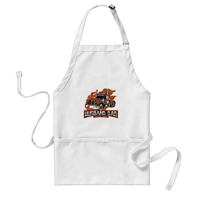 Husband Dad Trucker Legend  Standard Apron (Front)
