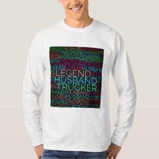 Husband Dad Trucker Legend- T-Shirt