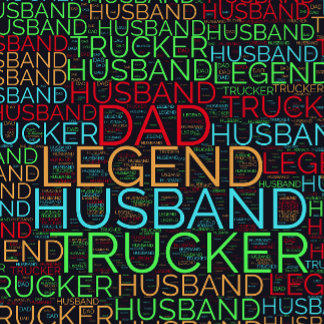 Husband Dad Trucker Legend T-Shirt