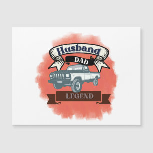 Husband Dad Trucker Legend The Ultimate All-in-One