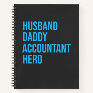 Husband Daddy Accountant Notebook