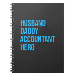 Husband Daddy Accountant Notebook