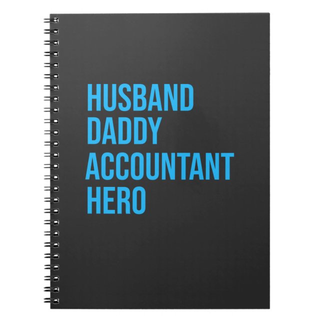 Husband Daddy Accountant Notebook (Front)