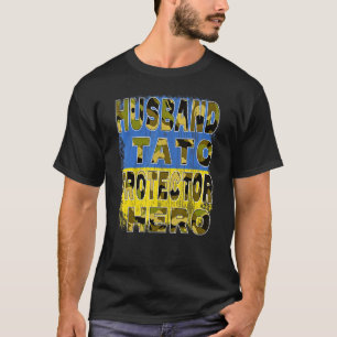 Husband Daddy Protector Hero  Husband Tato Protect T-Shirt