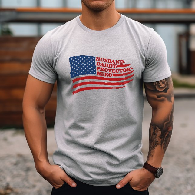 Husband Daddy Protector Hero T-Shirt (Husband Daddy Protector Hero Shirt)