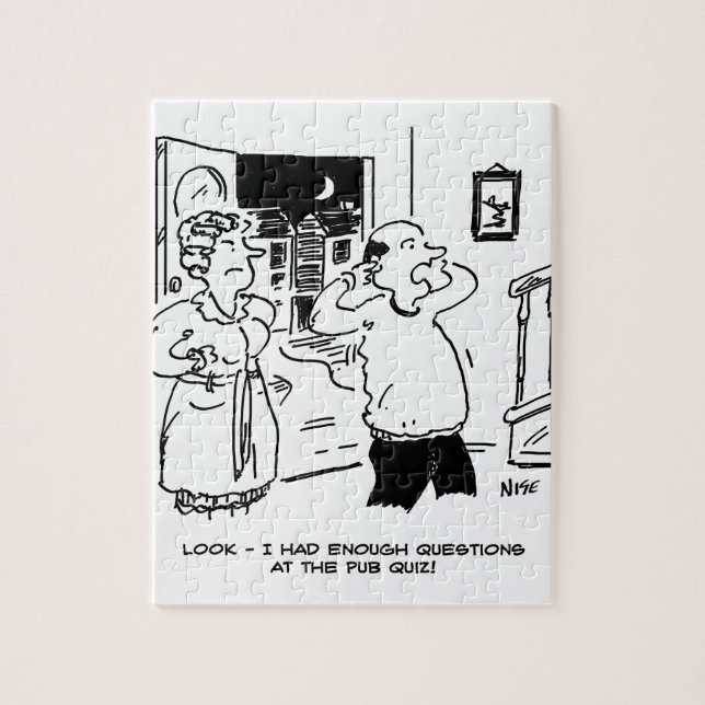 Husband Doesn't Want Questioning Jigsaw Puzzle (Vertical)