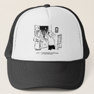Husband Doesn't Want Questioning Trucker Hat