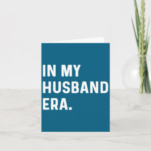 Husband Era After Wedding Party Artwork Card