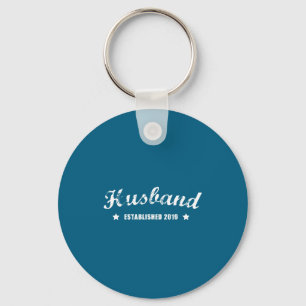 Husband Est 2019 Vintage Wedding Wedding Season Key Ring