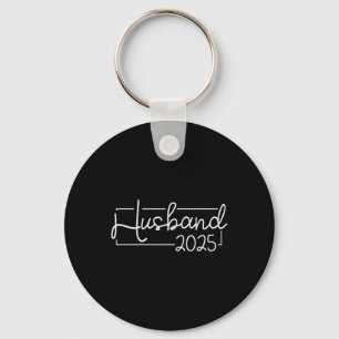 Husband Est 2025 Just Married Hubby Wedding Gettin Key Ring