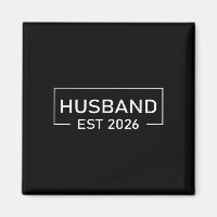 Husband Est 2026 Married Honeymoon Wedding Couples