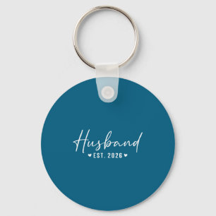 Husband Est Married Couple Wedding Wedding Season Key Ring