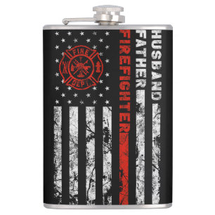 Husband, Father and Firefighter Hip Flask