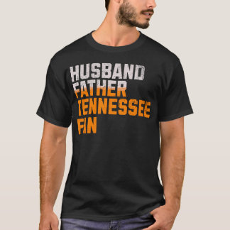 Husband Father Tennessee Fan Fathers Day T-Shirt