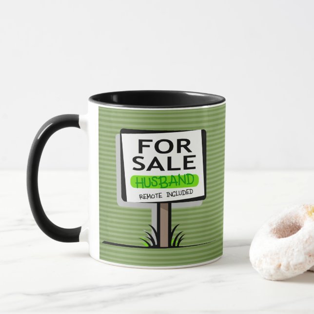 Husband for Sale Mug (With Donut)