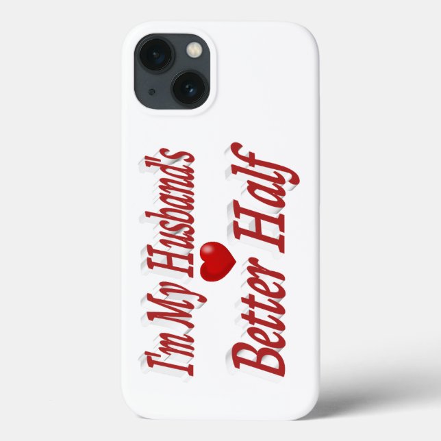 Husband funny quote red text Case-Mate iPhone case (Back)
