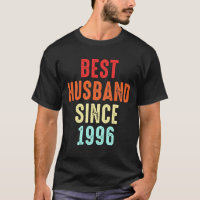 Husband Gift Best Since1996 Marriage Groom Present
