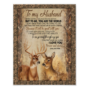 Husband Gift   Letter To My Husband rFrom Wife Photo Print