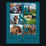 Husband Gifts Newlywed Couple Photo Collage Poster<br><div class="desc">Husband Gifts Newlywed Couple Photo Collage</div>