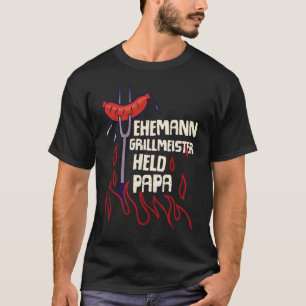 Husband Grill Master Hero Dad Family Father T-Shirt