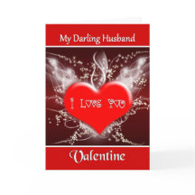 Husband / Happy Valentine's Day - Red Heart