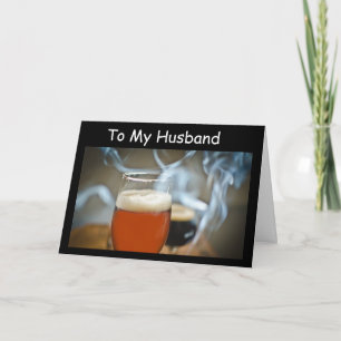 *HUSBAND* "I ONLY WANT TO CELEBRATE WITH YOU" CARD
