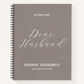 Husband in Heaven Memorial Journal