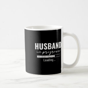Husband In Progress Engaged Engagement Announcemen Coffee Mug