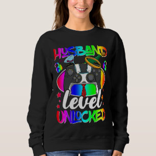 Husband Level Unlocked Engagement Valentines Day G Sweatshirt