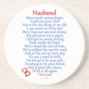 Husband Love Coaster