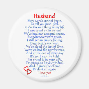 Husband Love Magnet