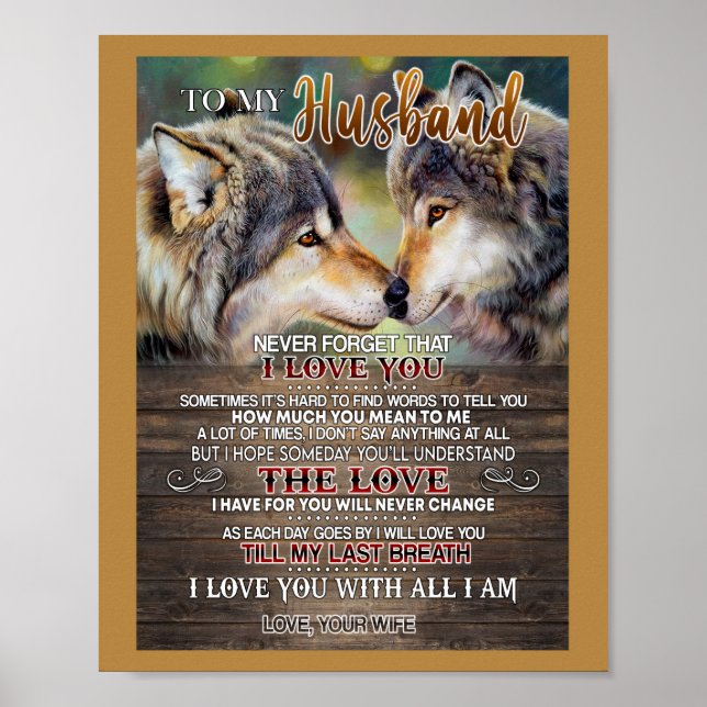 Husband Lovers | To My Husband I Loved You Poster (Front)