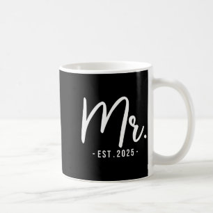 Husband Mr Est Married Wedding Design Coffee Mug