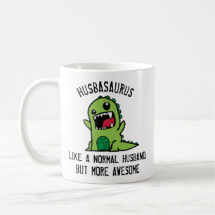 Husband Mug Dinosaur, Husbasaurus Mug,