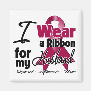 Husband - Multiple Myeloma Ribbon Magnet