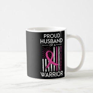 Husband Of A Warrior Breast Cancer Awareness Suppo Coffee Mug